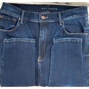Mott & Bow High Rise Skinny Jeans W32 L30 Dark‎ Wash Stretch Denim